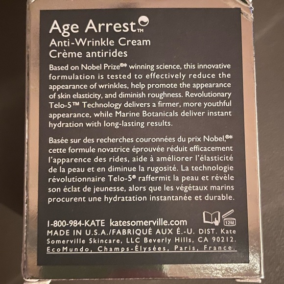 💐💐HP 8.16💐💐 Kate Somerville Age Arrest Anti Wrinkle Cream - Picture 4 of 4
